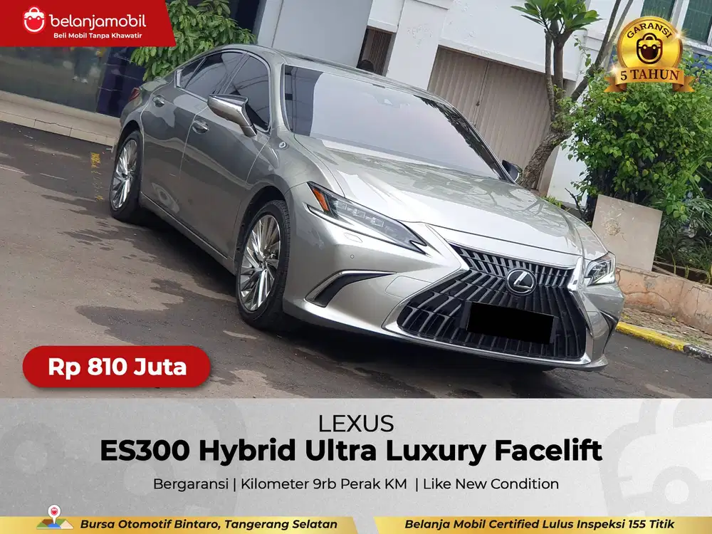 [ GARANSI 5THN KM 9RB ] Lexus ES300 Hybrid Ultra Luxury 2022/2023/2024