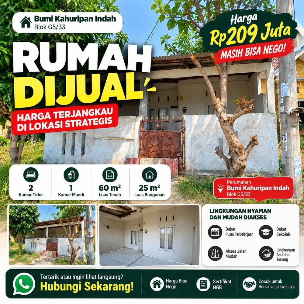 DiJual Cepat Rumah Siap Huni