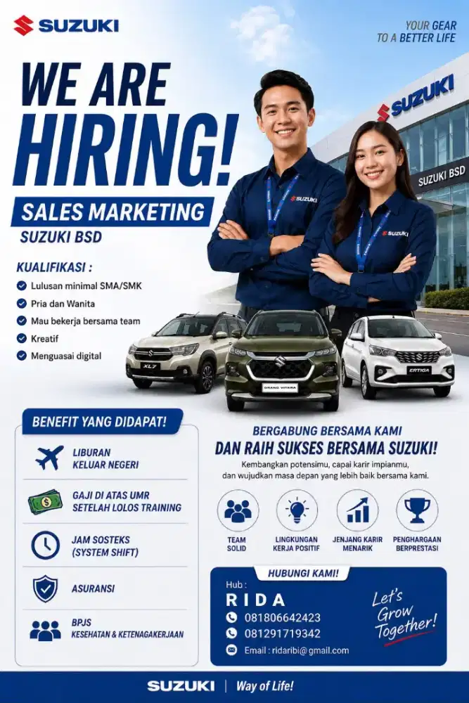 LOWONGAN KERJA Suzuki