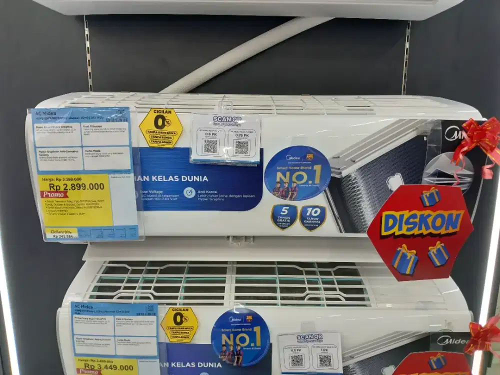 AC MIDEA MSFQ 05CRN8 0.5PK
Rp 2.899.000