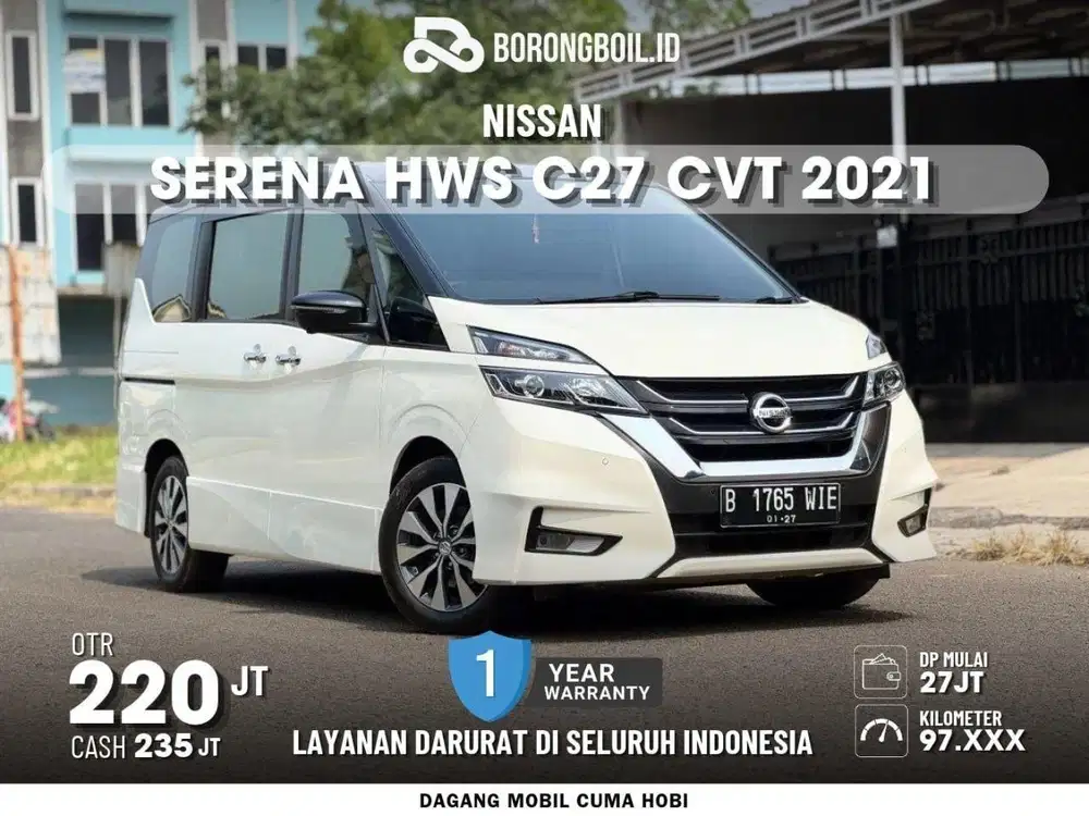 TERMURAH!! RECORD NISSAN SERENA HWS C27 AT 2021 PUTIH ISTIMEWA