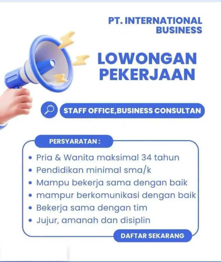 lowongan pekerjaan