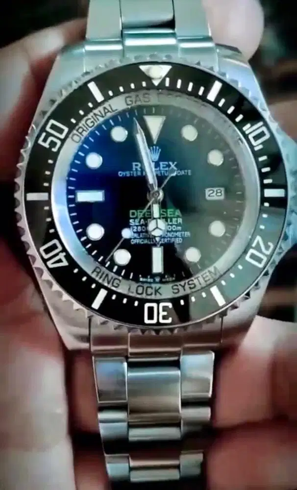 Rolex Blue Deep-sea Automatic. Crystal Sapphire. Cal.3135.