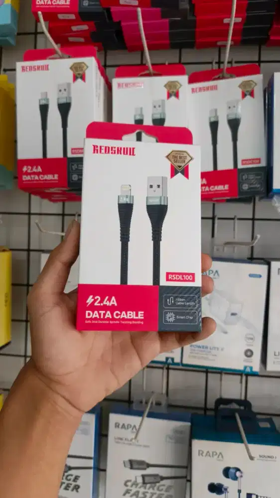 KABEL DATA LIGHTNING REDSKULL RSDL100