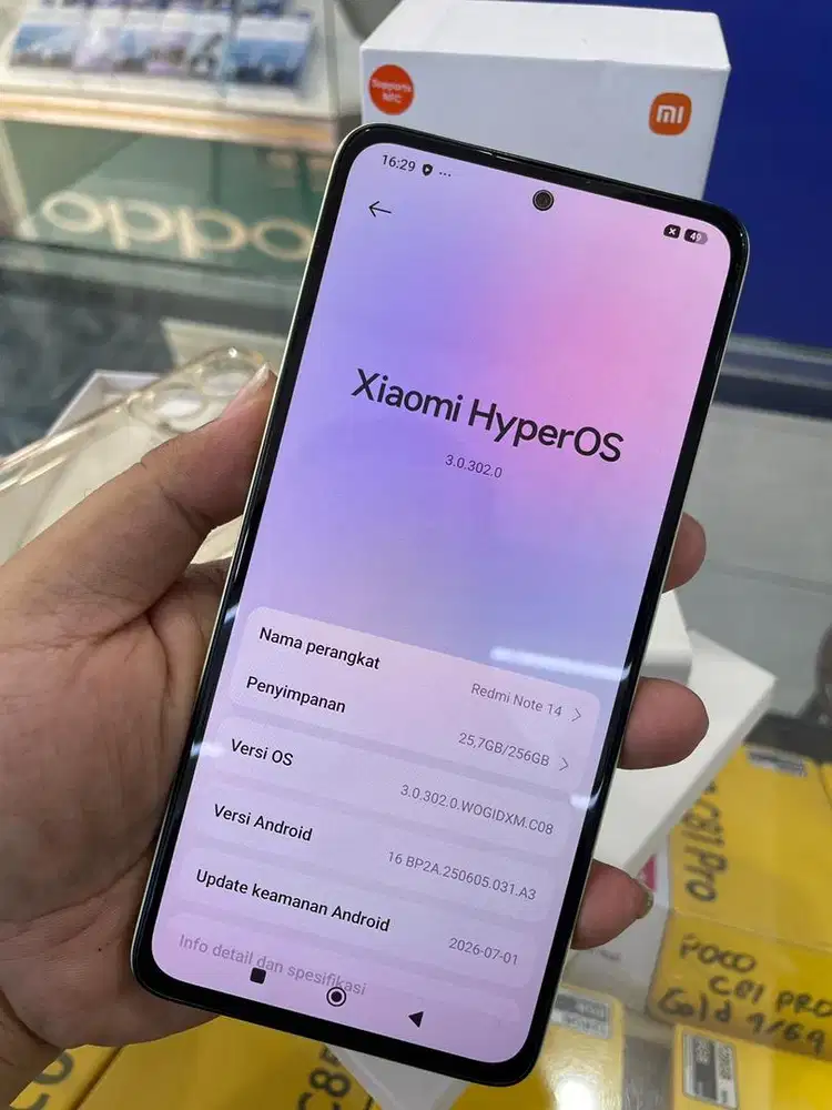 REDMI NOTE 14 8/256 GB MULUS