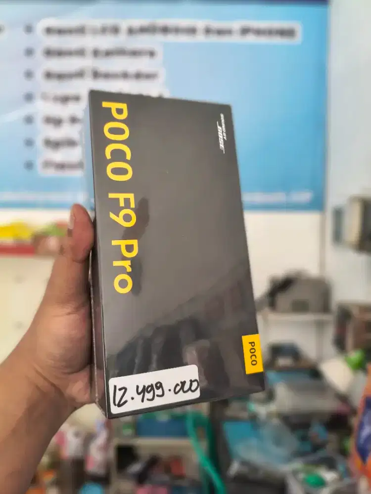 POCO F9 PRO 5G 12/512 NEW SEGEL SIAP ANTAR