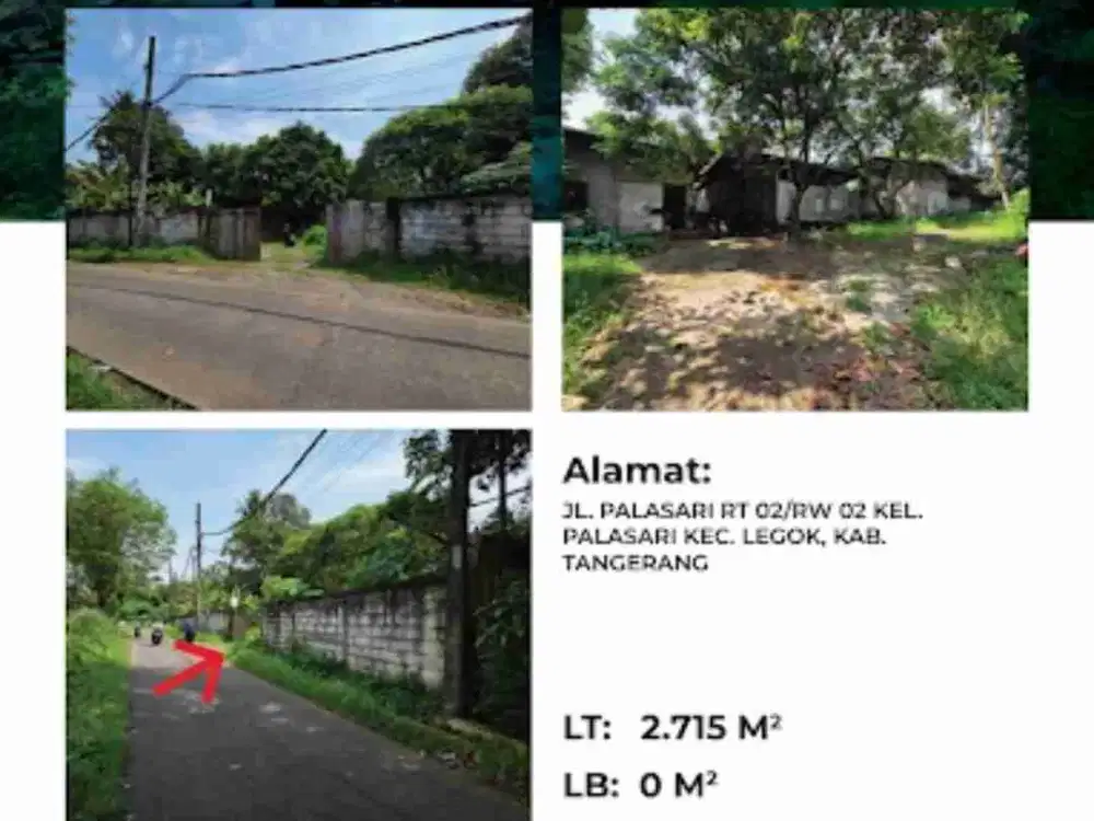 Di Jual Tanah di Palasari Legok