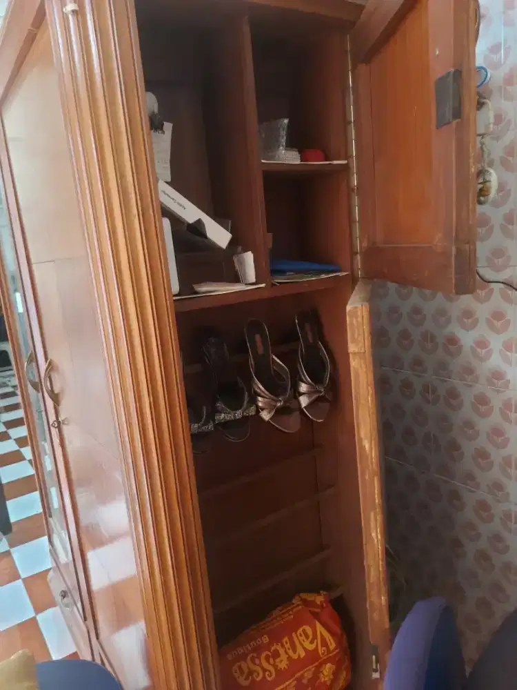 Lemari full kayu jati
