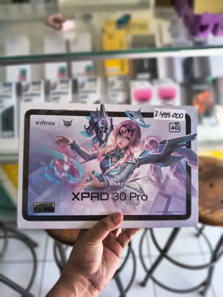 INFINIX XPAD 30 PRO 4G 4/128 NEW SEGEL TERMURAH BISA COD