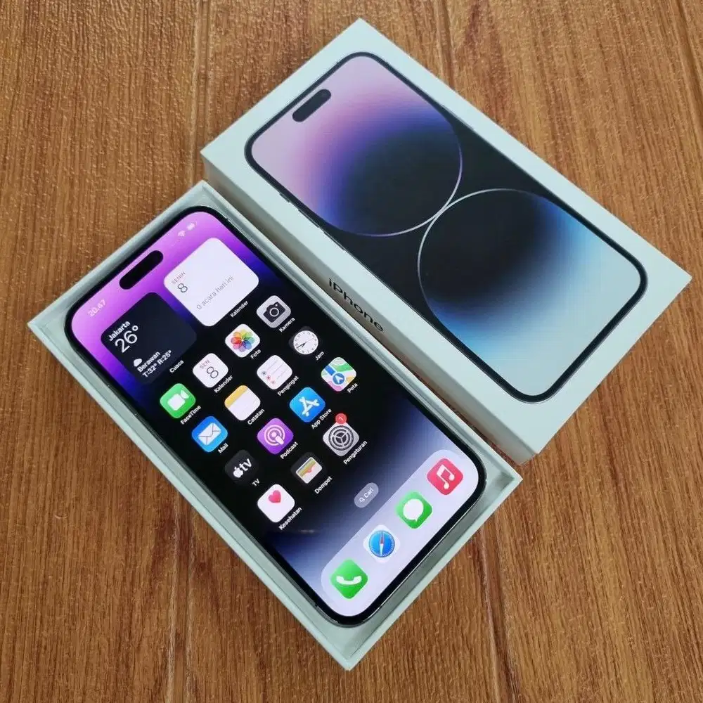 Ibox 14 pro max 256gb fullset mulus iphone