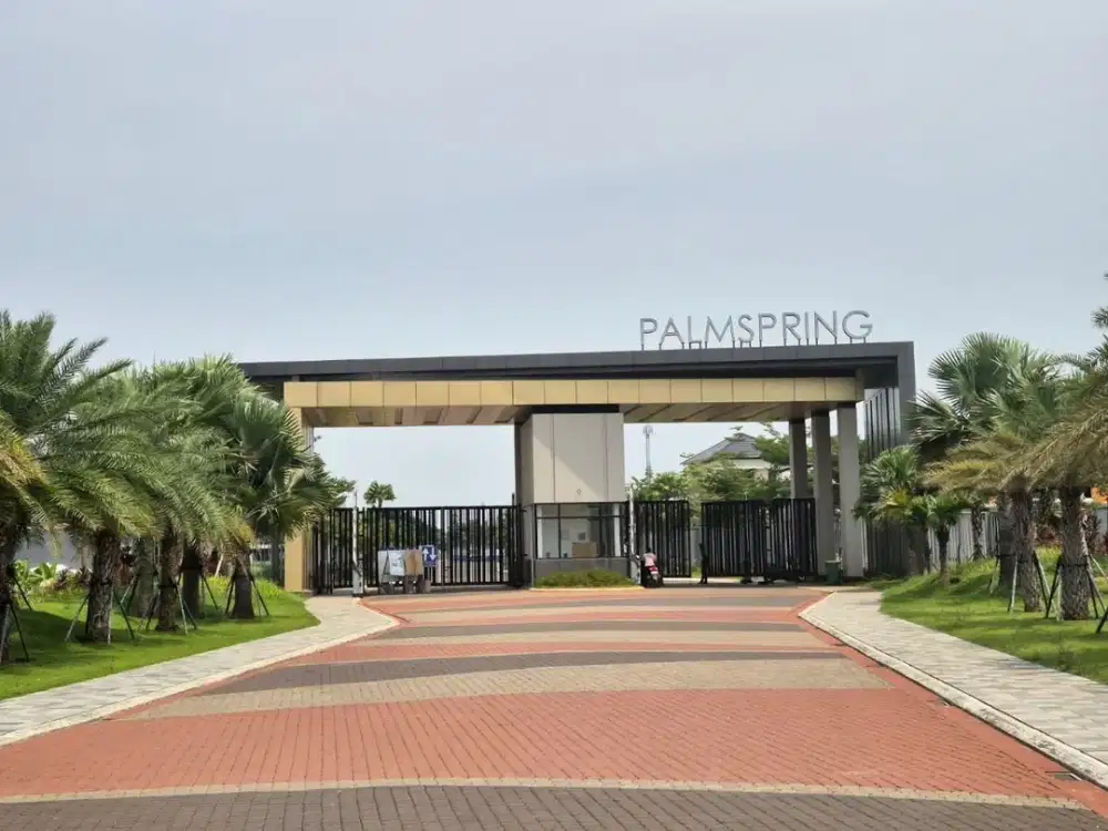 Kavling Palm Spring Pik2 Uk 20x50 Unit Langka Termurah View Danau