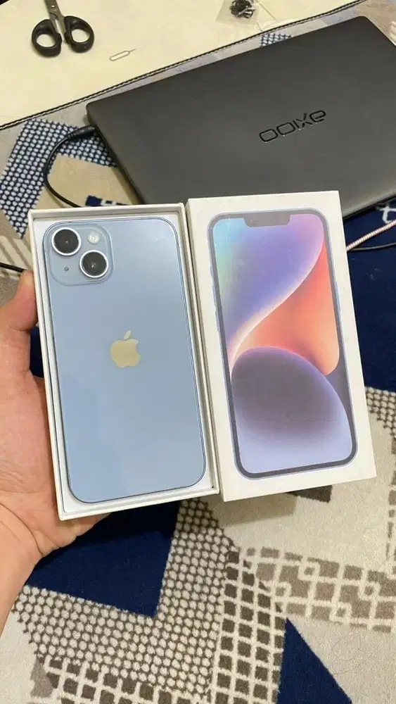 iphone 14 256gb inter all op noken mulus lengkap