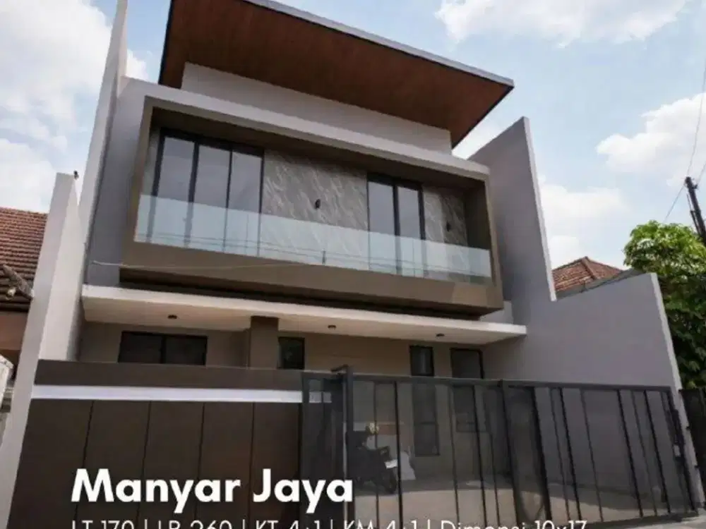 Rumah Baru Manyar Jaya, Sukolilo, Surabaya - NEW, MINIMALIS, CARPORT 2