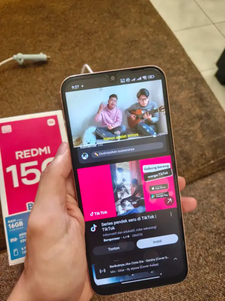 redmi 15c 8/256 fullset no minus