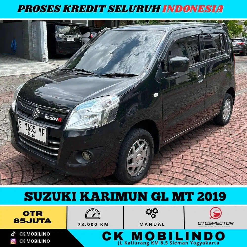 SUZUKI KARIMUN GL MT 2019 HITAM PEMAKAIAN 2020 CUKUP 80JT SAJA