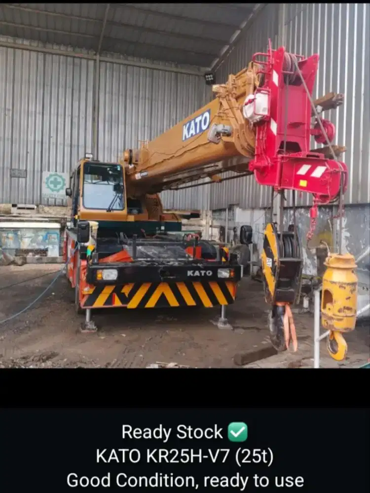 Raughterain crane kato KR25H-V7 tahun 2026
