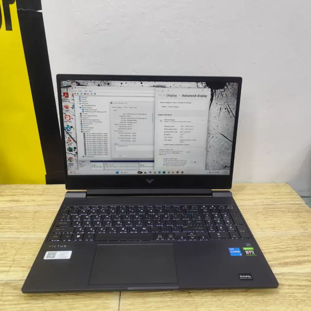 HP Victus 15 Gm 15-fa0051tx Core i5-12450H Ram 16gb Ssd 256gb Rtx 3050