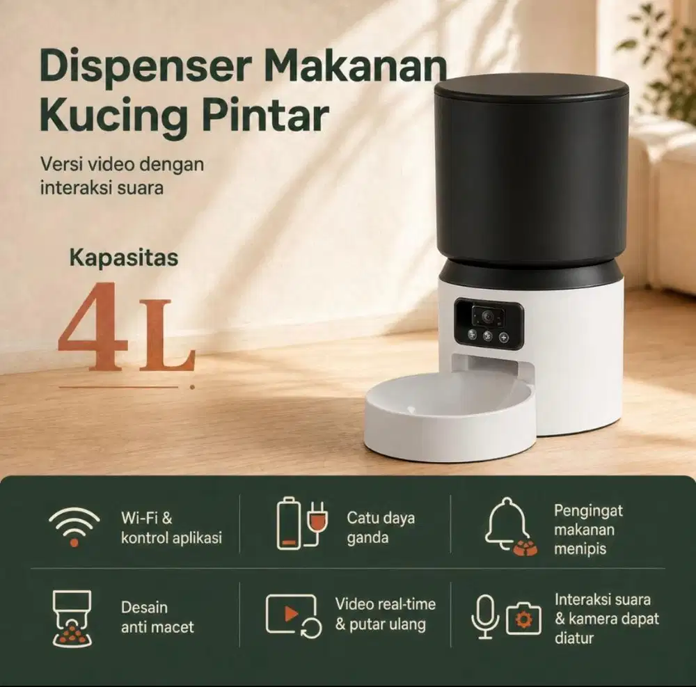 SMART PET FEEDER APP+CAMERA
