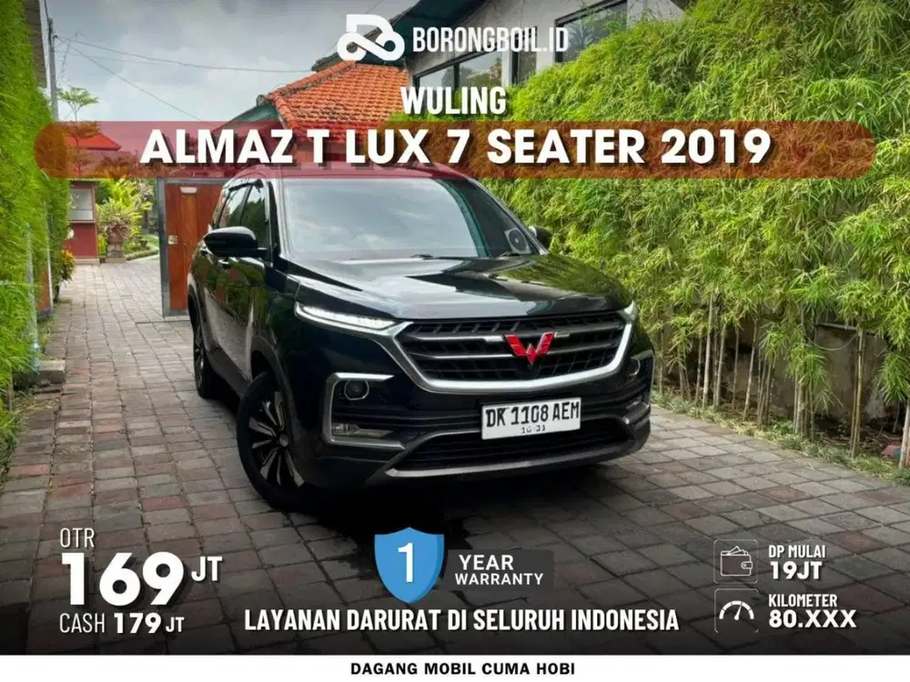 Termurah || WULING ALMAZ T LUX TURBO 7 SEATER 2019