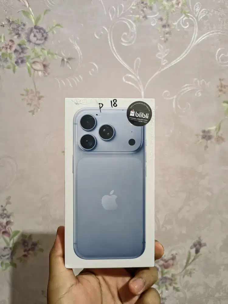 IPHONE 18 PRO 256 GB BARU SEGEL BNIB GARANSI RESMI BLIBLI