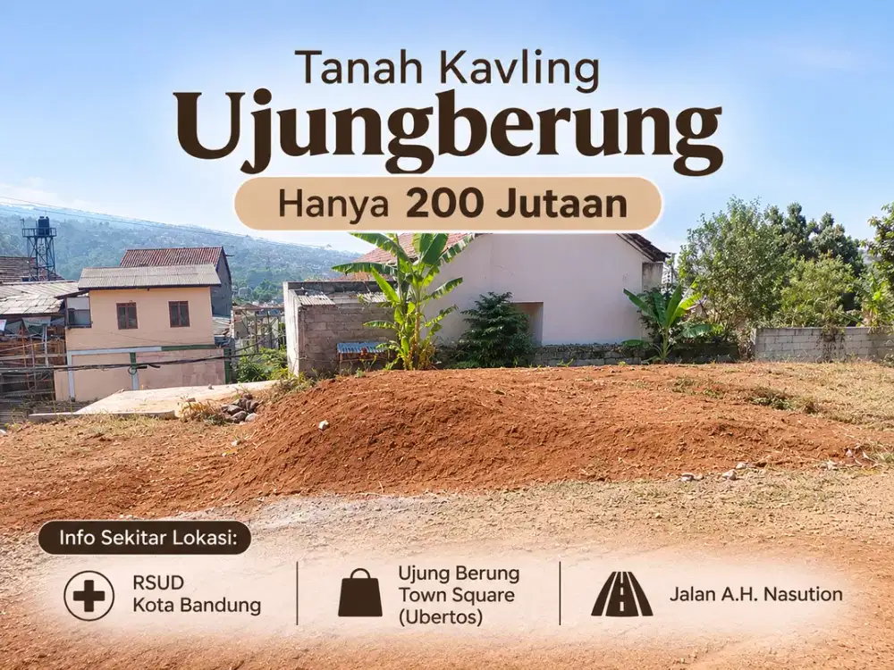 Dijual - Tanah Siap Bangun, Cigending, Ujung Berung