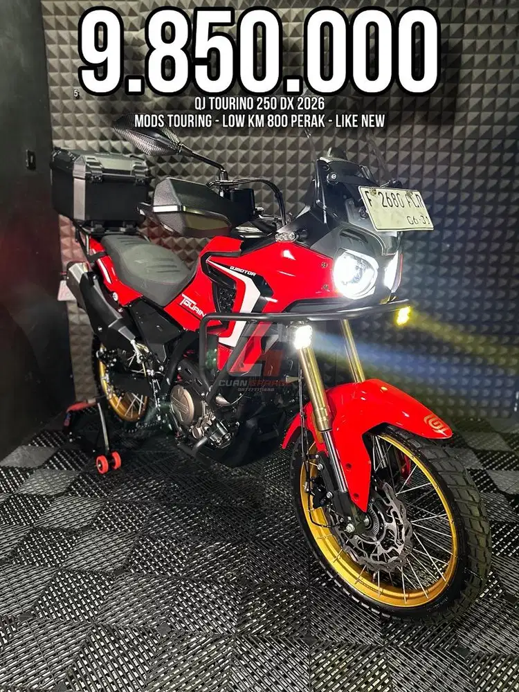 QJ TOURINO 250 DX 2026 ABS TOUR READY LOW KM 8XX PERAK LIKE NEW