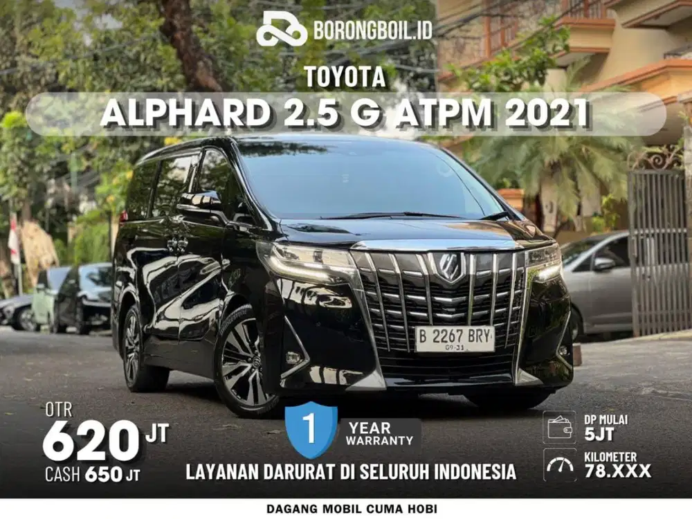 Termurah || Alphard 2.5 ATPM 2021 Hitam