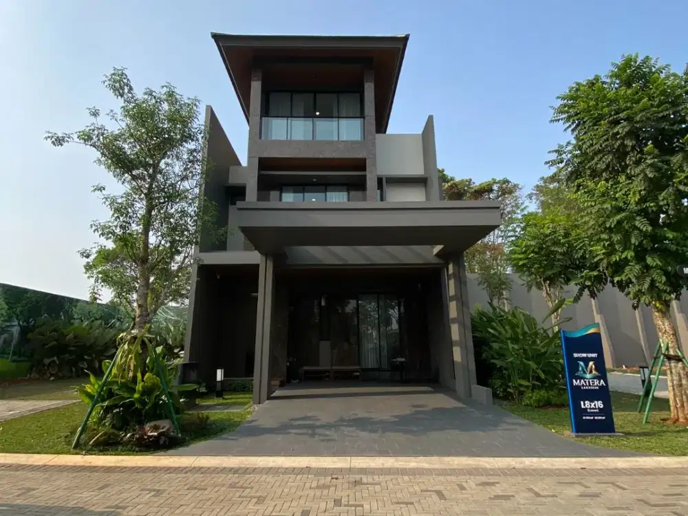 HUNIAN CERDAS MATERA LAKESIDE GADING SERPONG SMART HOME!