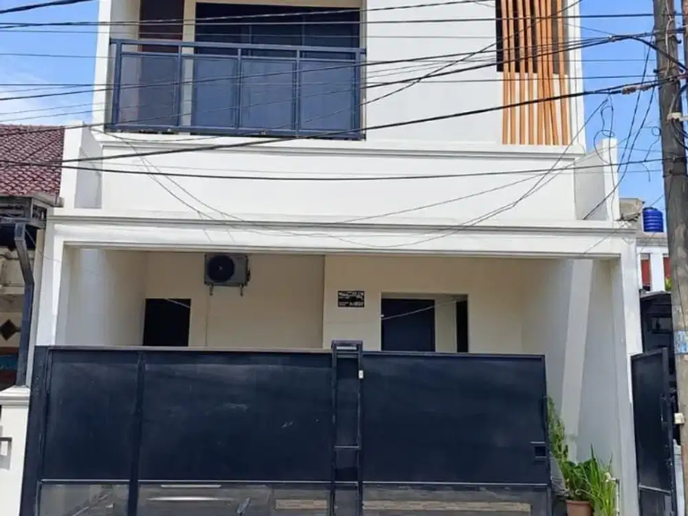 DIJUAL RUMAH 2 LANTAI DUTA KRANJI BINTARA BEKASI BARAT | SIAP HUNI | BONUS FULL AC, CCTV & WATER HEATER