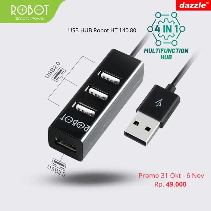 USB HUB Robot HT140 80