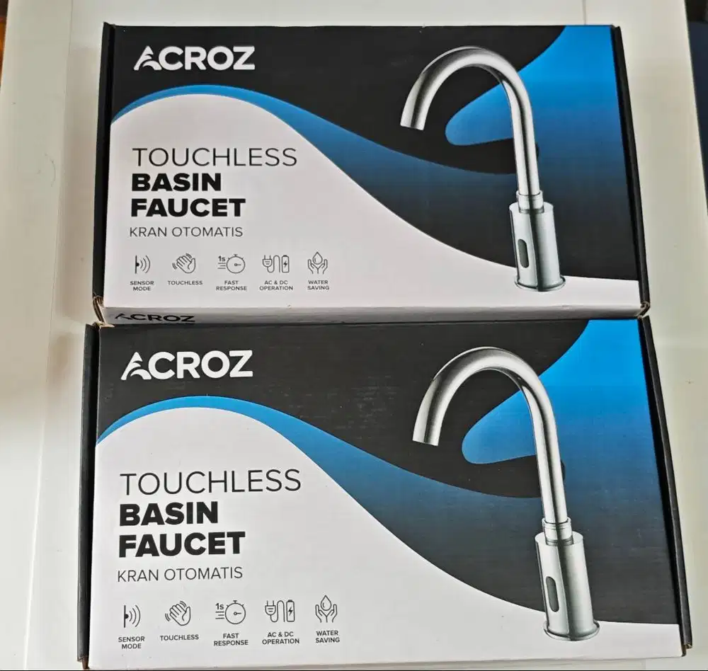Acroz Touchless Basin Faucet – Keran Wastafel Sensor Otomatis