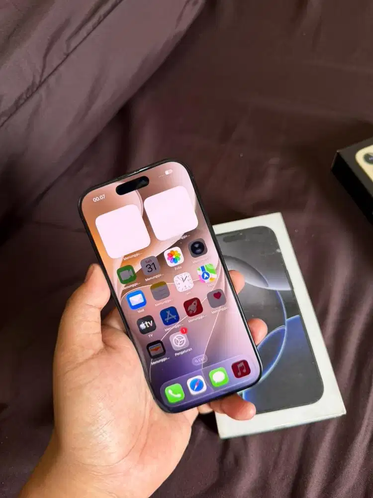 Iphone 16 pro 128GB ex resmi iboxx fulset mulus