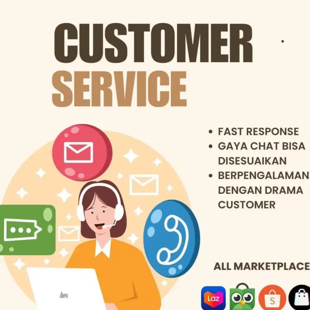 Dibutuhkan Admin CS Marketplace
