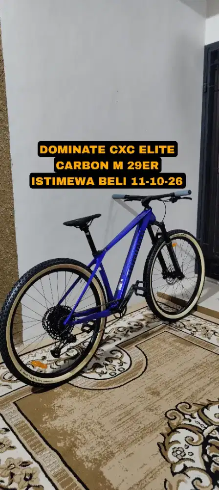 DOMINATE CXC ELITE CARBON M 29ER BELI 11 Okt 2026