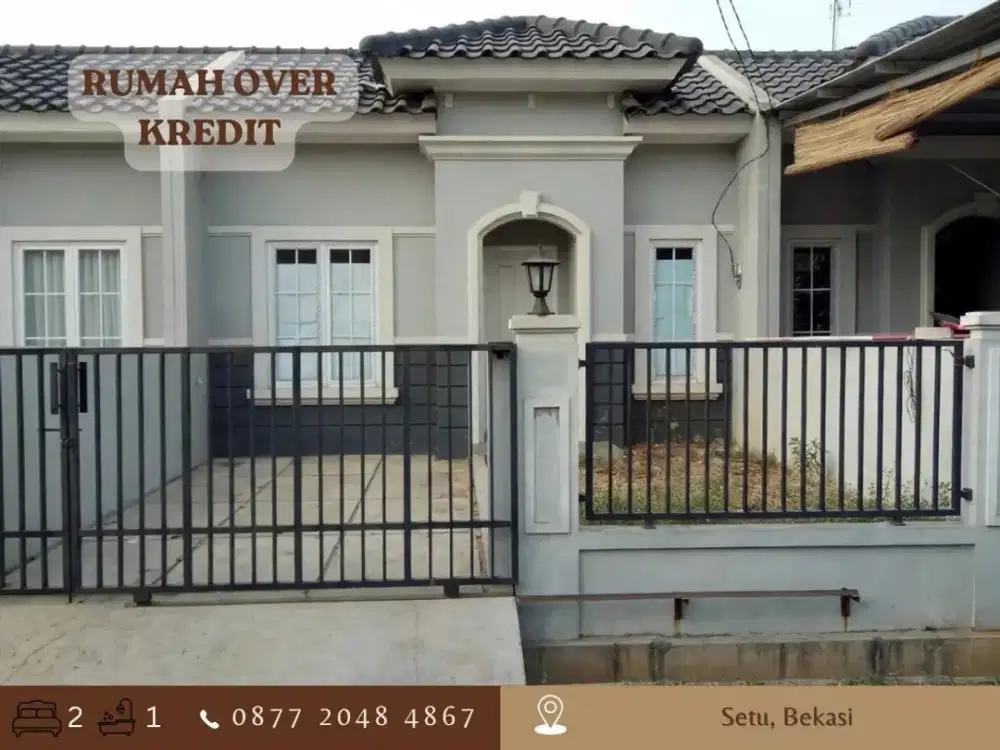 Over Kredit Rumah 69JT sisa 9 Thn lg dkt Tol di Perum Harvest City Bekasi