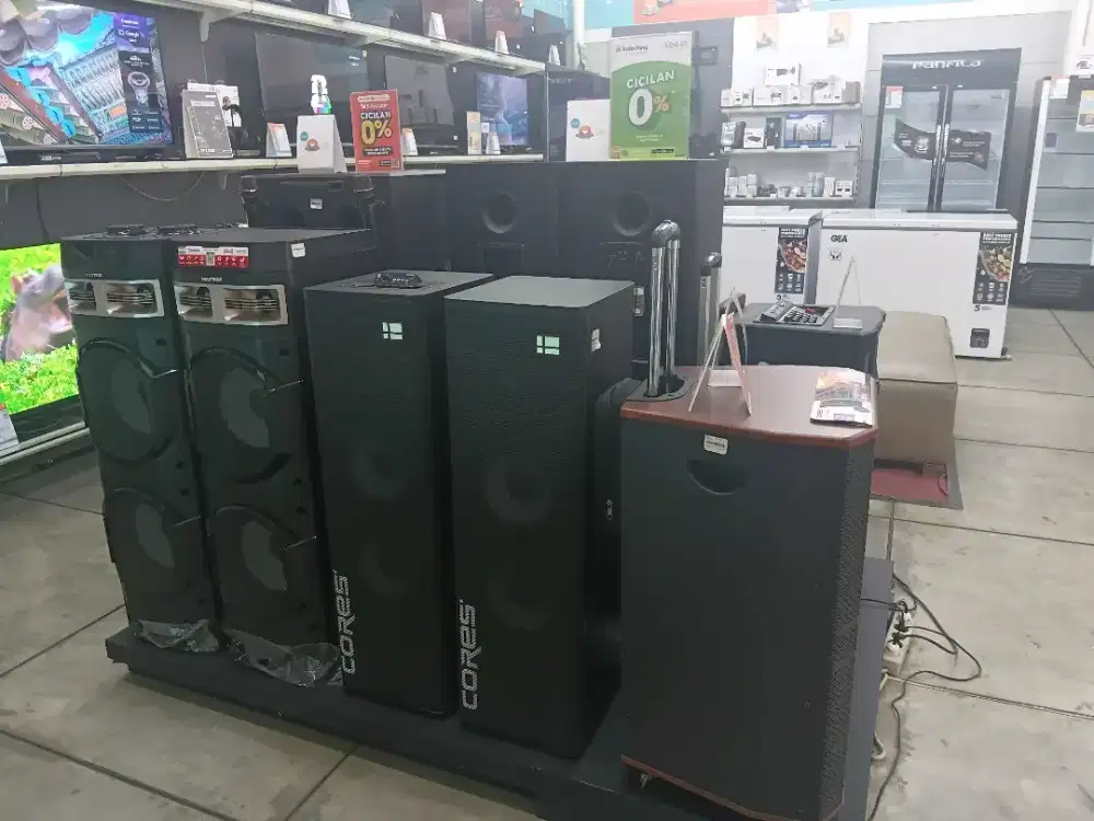 CICILAN SPEAKER AKTIF DAN PORTABLE TANPA DP CUKUP BAWA KTP ASLI