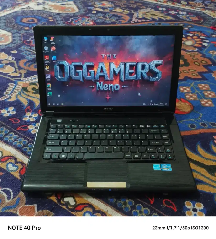 Laptop MSI-1454 14inch core.i5 Ram4GB/hdd320GB bogor