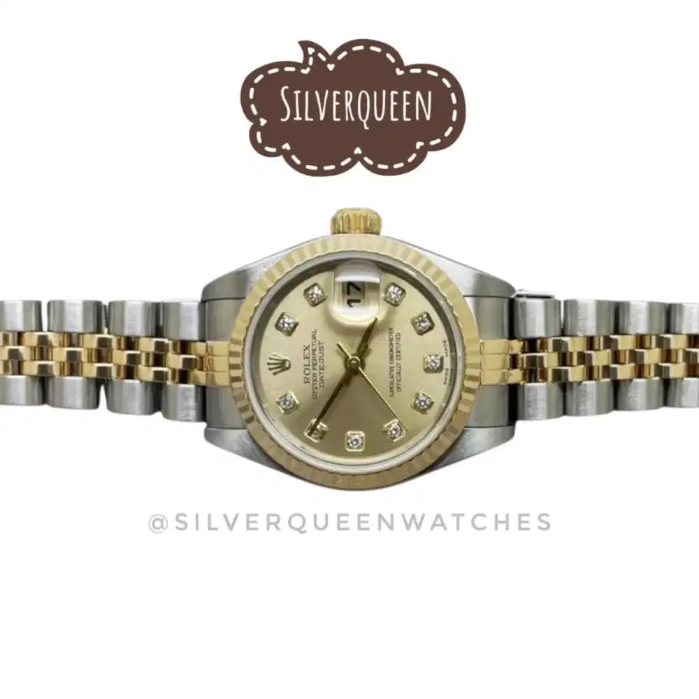 Rolex ladies datejust 79173 diamonds Paper