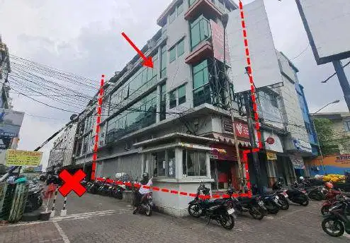 Disewakan Ruko Peterongan Plaza Jl. Mt. haryono semarang, strategis