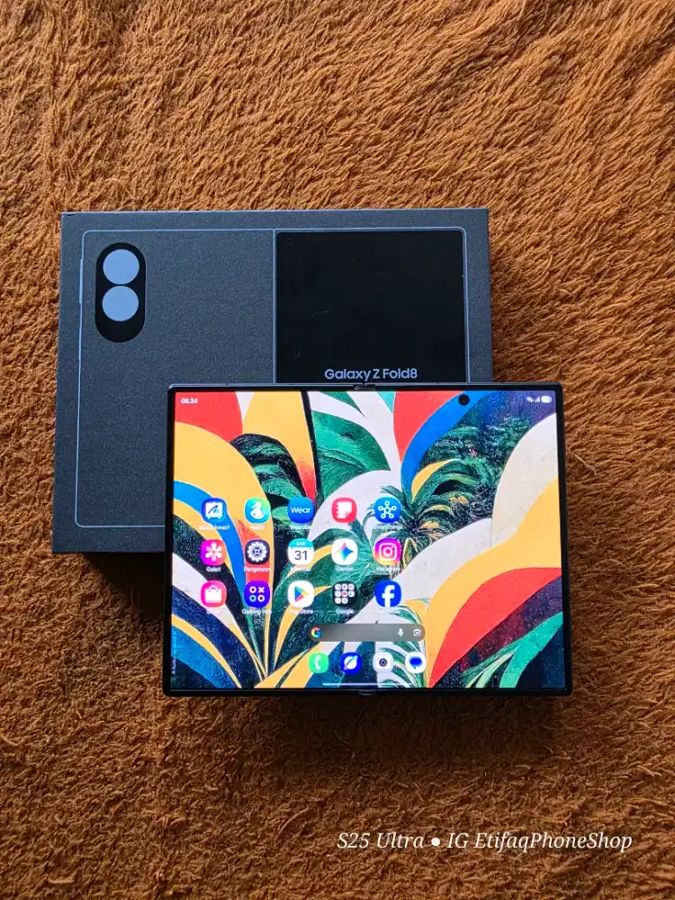 512GB Samsung Z Fold 8 Baru 1 Bulanan Fulset Galaxy Zfold8 Zfold Fold8