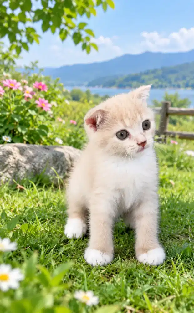 Dijual kucing SCHOTISH FOLD jantan 3 bulan