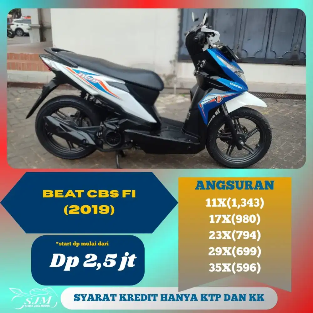 HONDA BEAT CBS FI 2019 MESIN HALUS