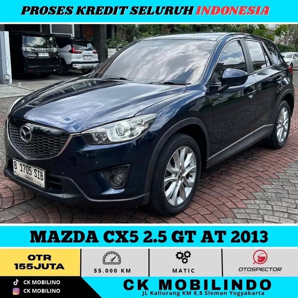 MAZDA CX5 2.5 GT AT 2013 BIRU PEMAKAIAN 2014 KM LOW DP MULAI 20JTAN
