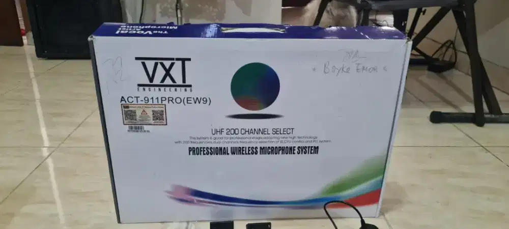 Wireless microphone VXT Type ACT-911 Pro Like New-Jarang pakai