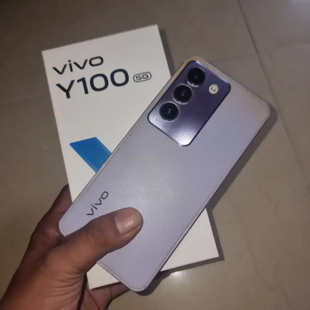 Vivo Y100 5G 8+8GB/ 256GB purple fullset no minus