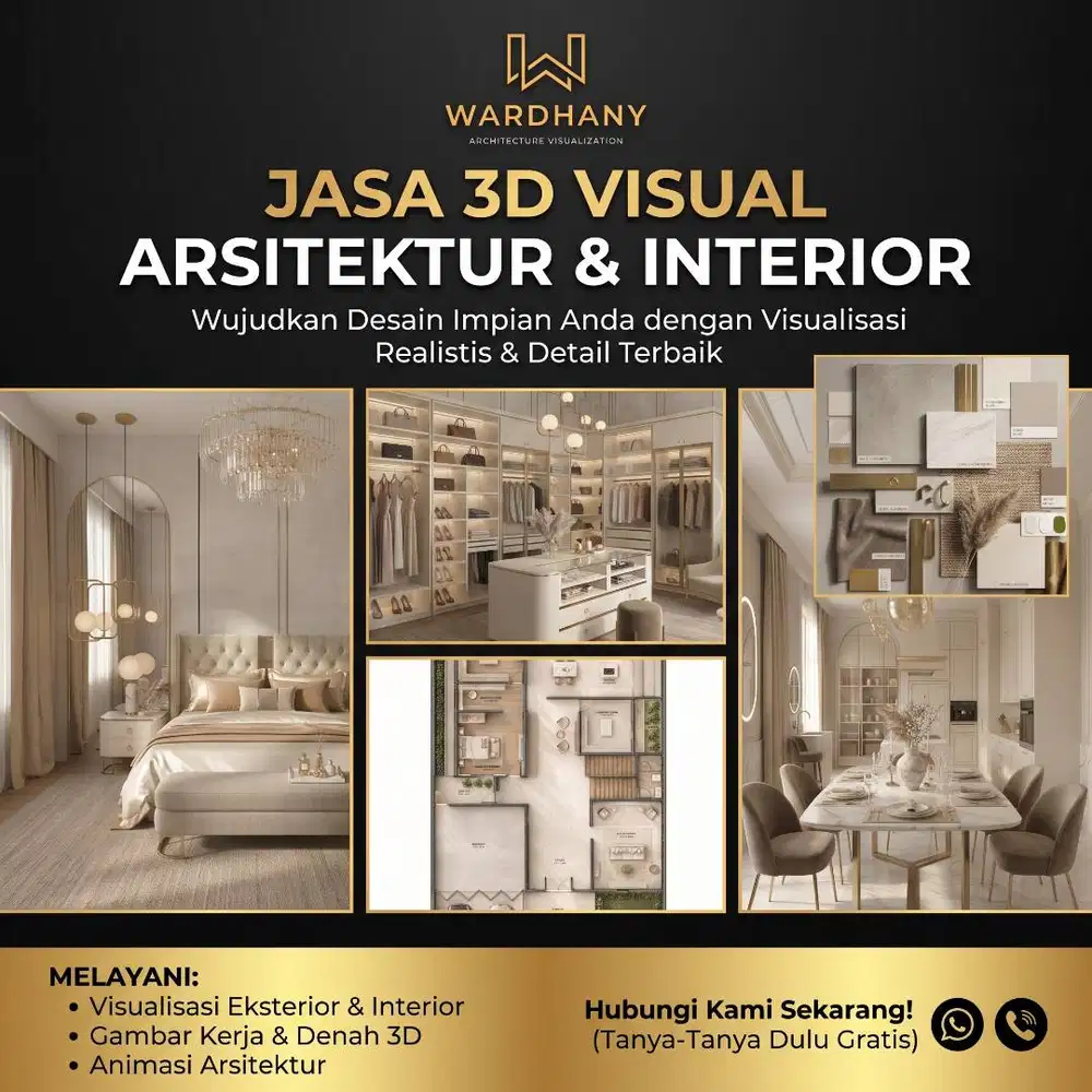 Jasa 3D Visual Arsitektur dan Interior