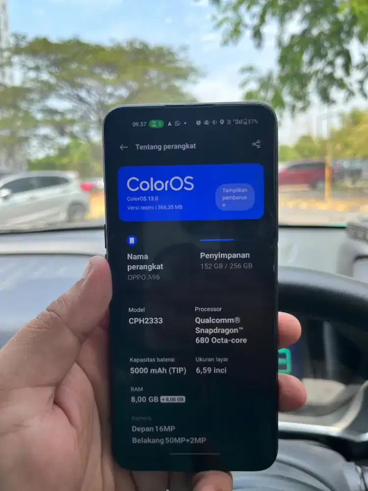 Oppo A96 ram 8/256