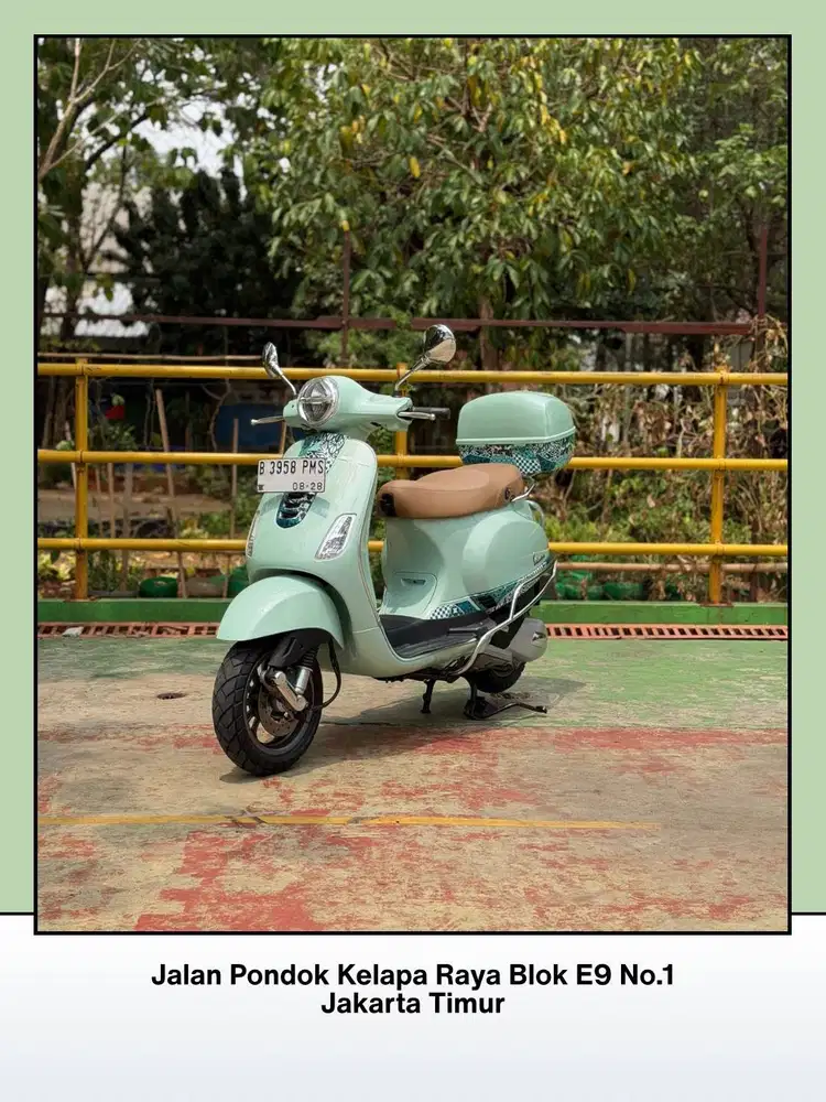 TERMURAH ️️️PIAGGIO VESPA LX 125 IGET FACELIFT TH 2022 HIJAU