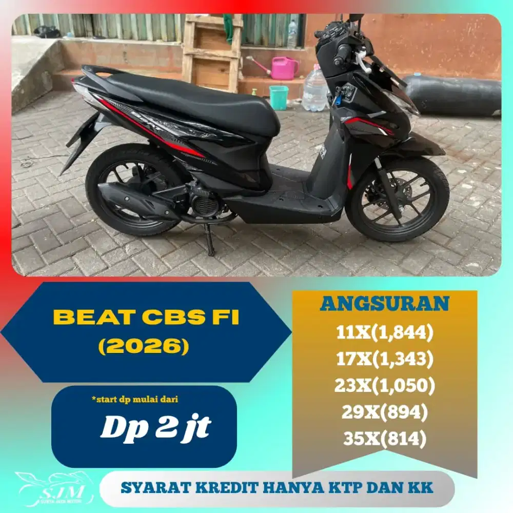 HONDA BEAT CBS FI 2026 SIAP PAKAI