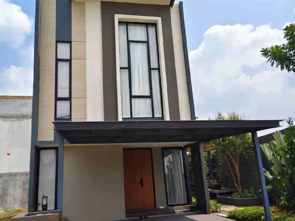 Jual Rugi Rumah 2 Lantai Siap Huni SHM Cluster Carmel Harapan Indah Bekasi